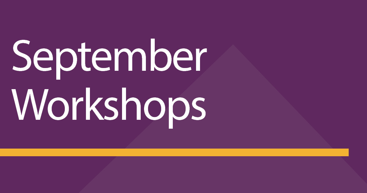 UMassFive's September Workshops