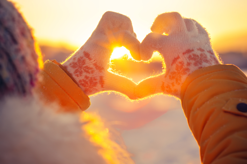 Hands making a heart