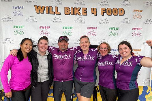 Team UMassFive at Will Bike 4 Food