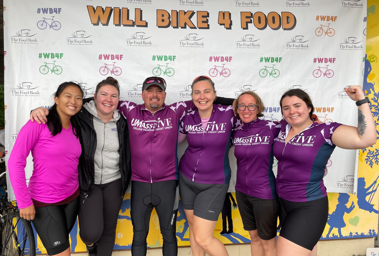 Team UMassFive at Will Bike 4 Food 2022