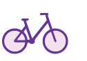 Icon depicting bicycle.