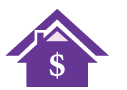 icon depicting home equity