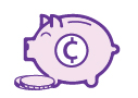 icon depicting piggy bank